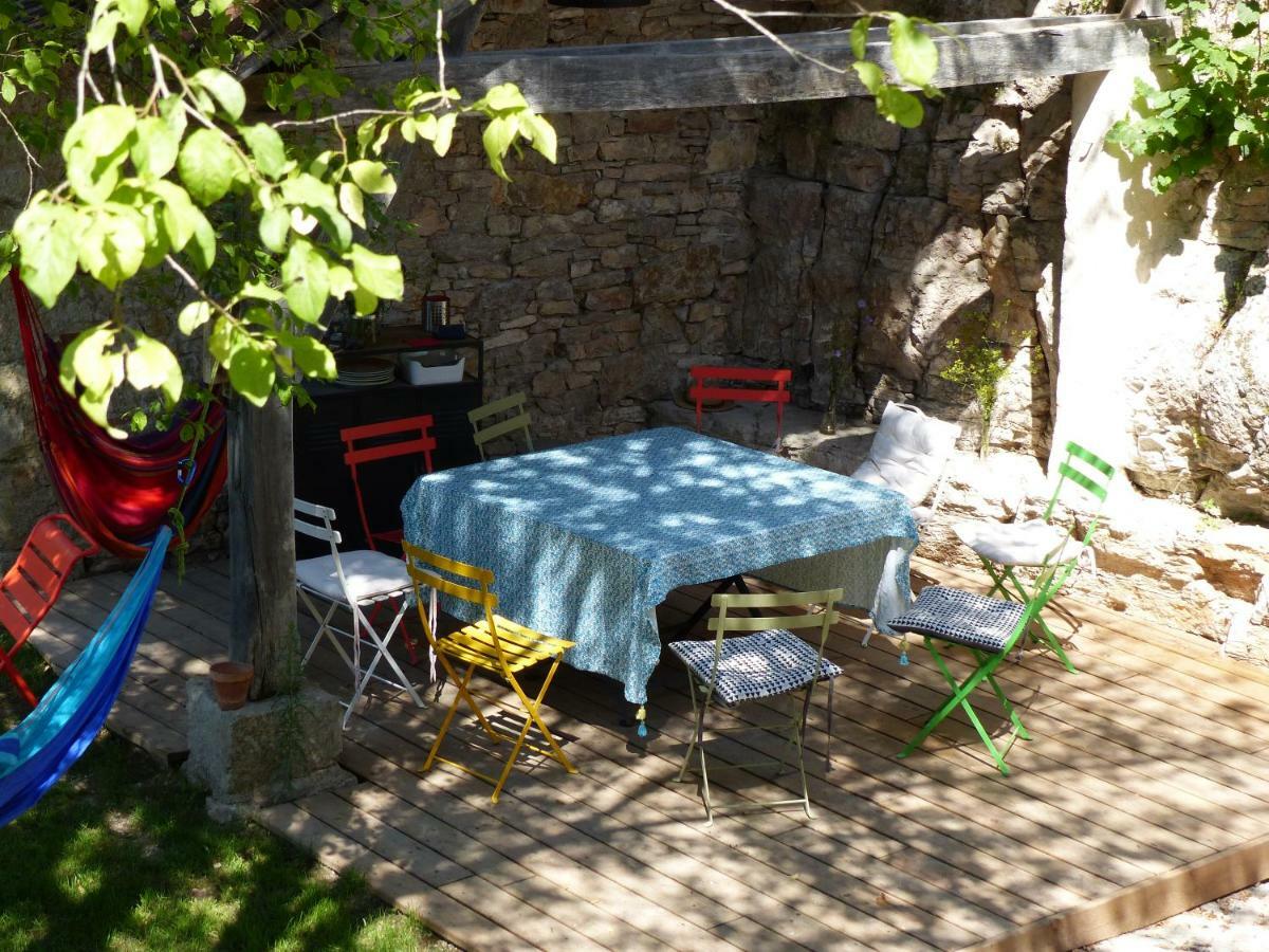 Les Jardins Sauvages Otel Cabrerets Dış mekan fotoğraf